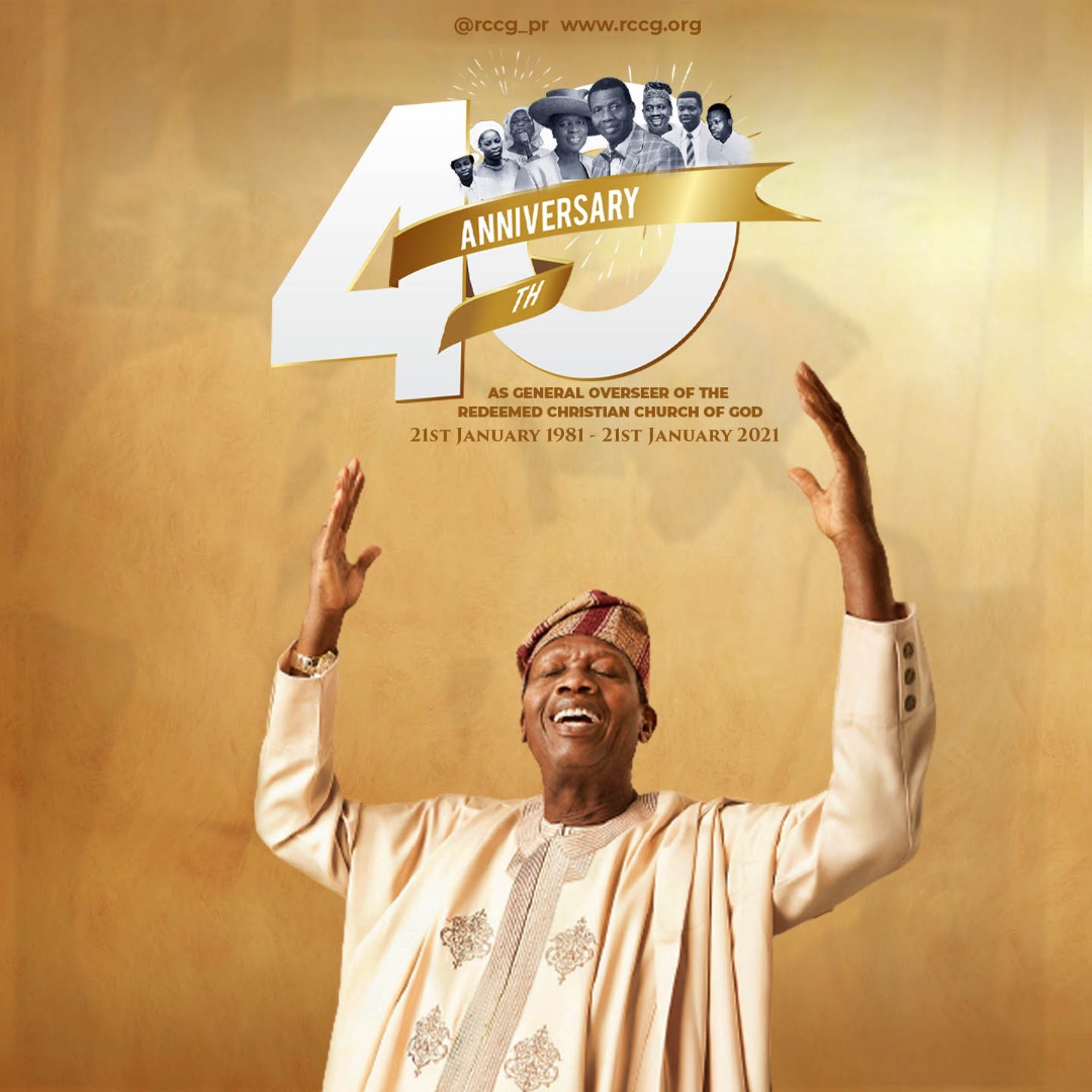 Celebrating Pastor E.A Adeboye as the General Overseer for 40 years | The  Official Website of Pastor Enoch Adejare Adeboye